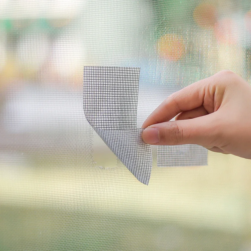 Mosquito Net Windows Anti-Mosquito Mesh Easy-to-Apply Waterproof Window Screen Repair Tape Self-Adhesive Mesh Patch