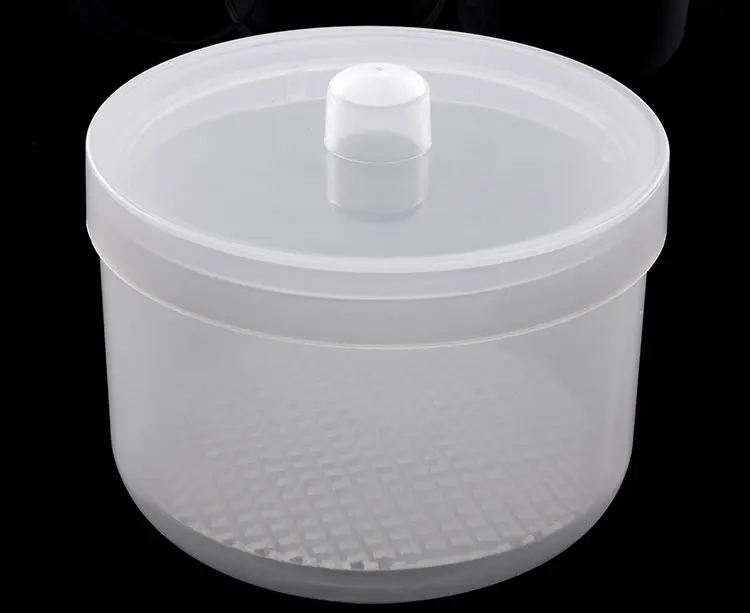 Nail Drill Bits Disinfection Box Double Layer Filtration Cleaning Box Manicure Storage Case Nail Brush Cleaning Container