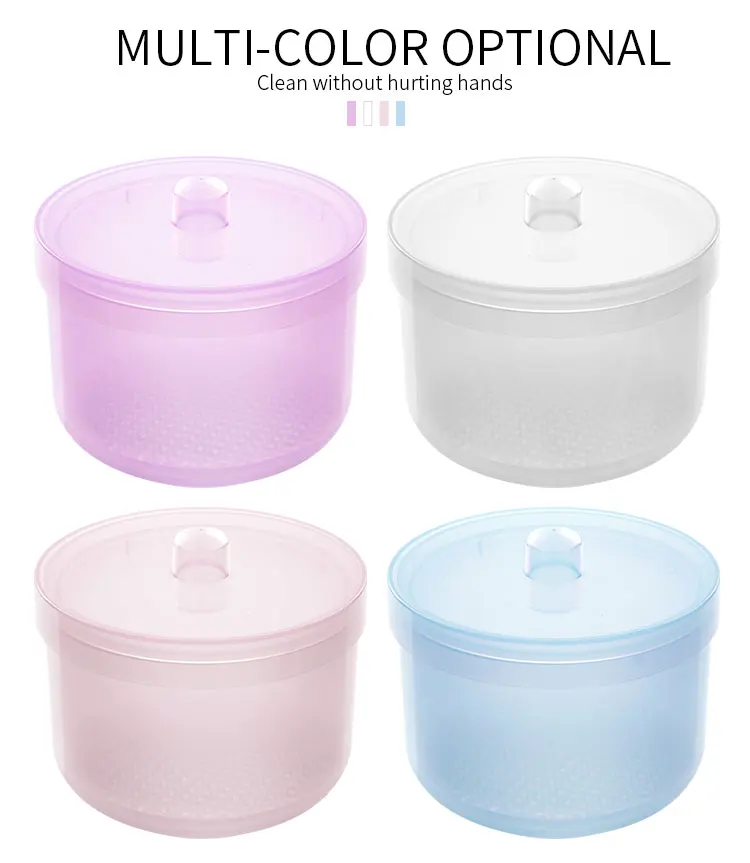 Nail Drill Bits Disinfection Box Double Layer Filtration Cleaning Box Manicure Storage Case Nail Brush Cleaning Container