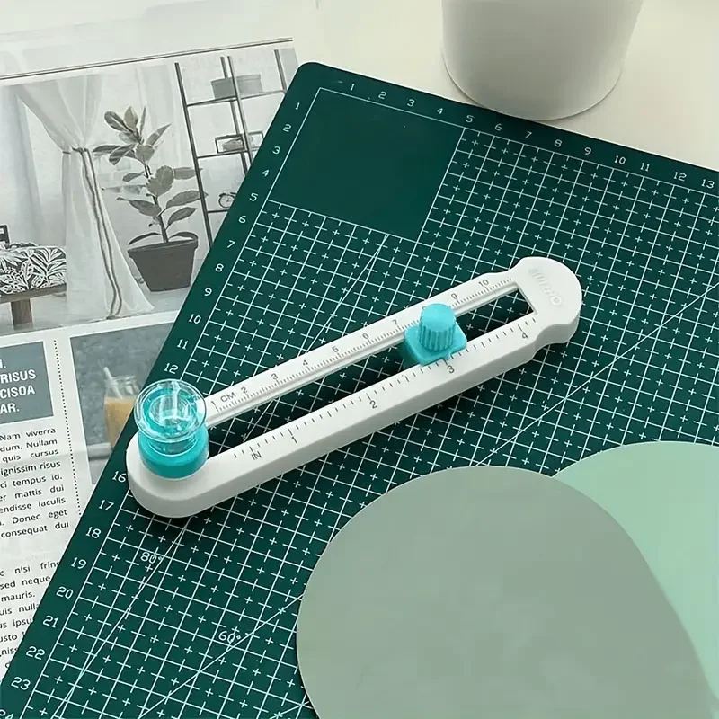 360° Adjustable Circle Cutter & Replacement Blade - Precision Scrapbooking Tool for Perfect Circular Paper Cuts