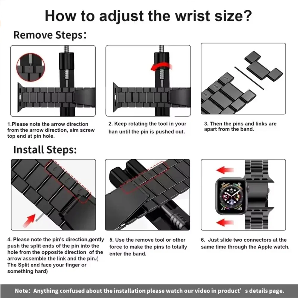 Stainless Steel Strap for Apple Watch Ultra 3/2 Band 46mm 49mm 40mm 44mm 42mm 41mm 45mm Bracelet IWatch Series 11 10 9 8 7 SE 6