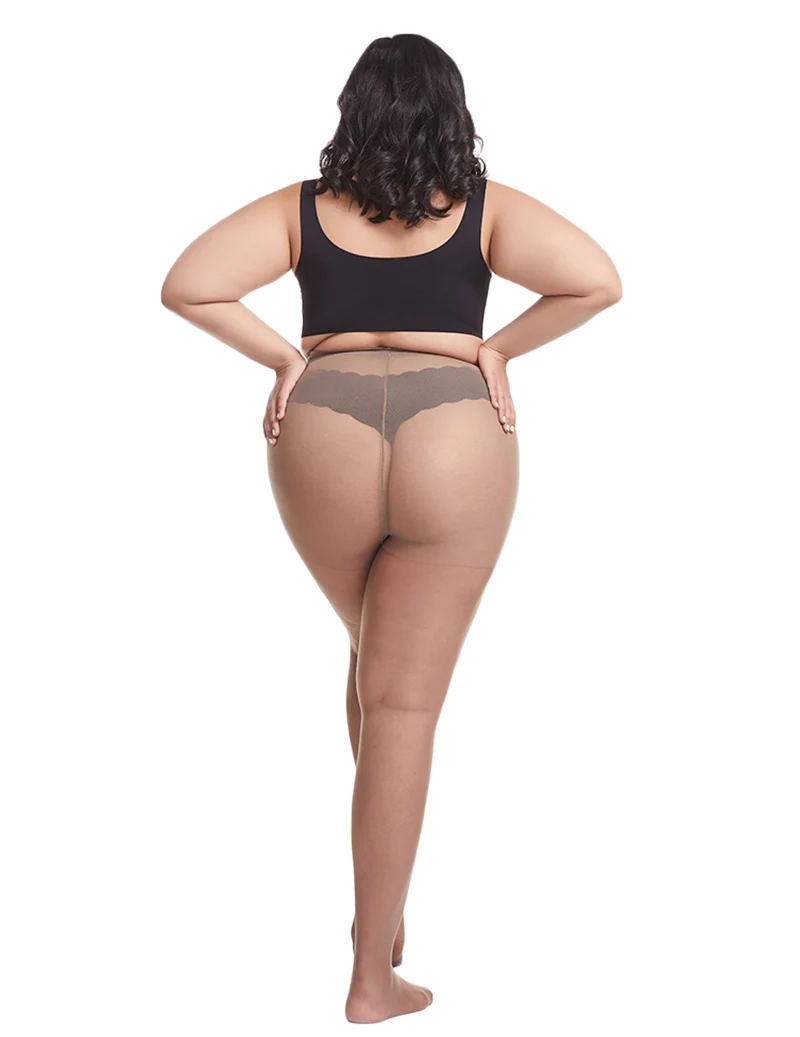 7pcs/lot 20D Tights Ultra-thin Women Plus Size Tights Large Size 120kg Pantyhose Sexy Super Elastic Queen Size Nylon Pantyhose