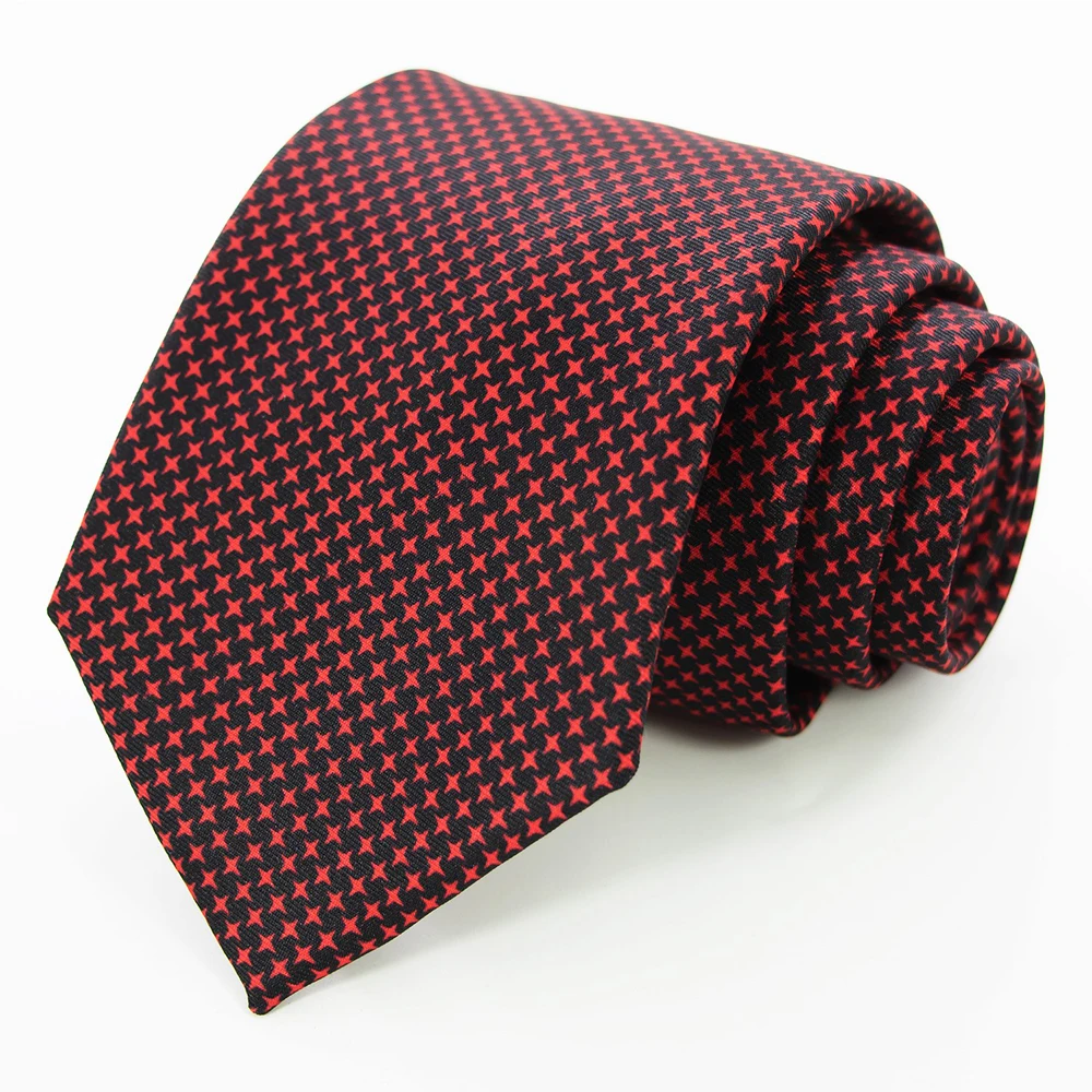 New Men's Fashion Print Tie Hand-Made 8cm Silk Necktie Paisley Floral Geometric Neck Tie for Business Party Wedding Gift