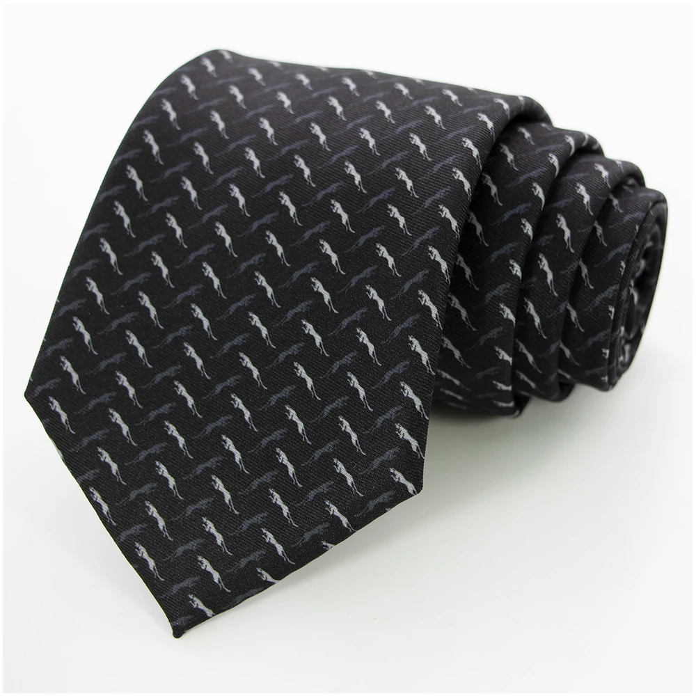 New Men's Fashion Print Tie Hand-Made 8cm Silk Necktie Paisley Floral Geometric Neck Tie for Business Party Wedding Gift