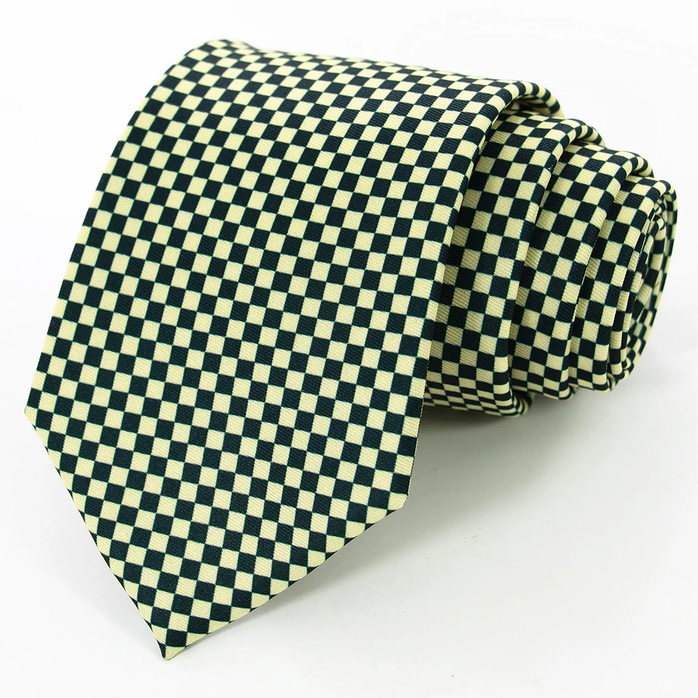 New Men's Fashion Print Tie Hand-Made 8cm Silk Necktie Paisley Floral Geometric Neck Tie for Business Party Wedding Gift