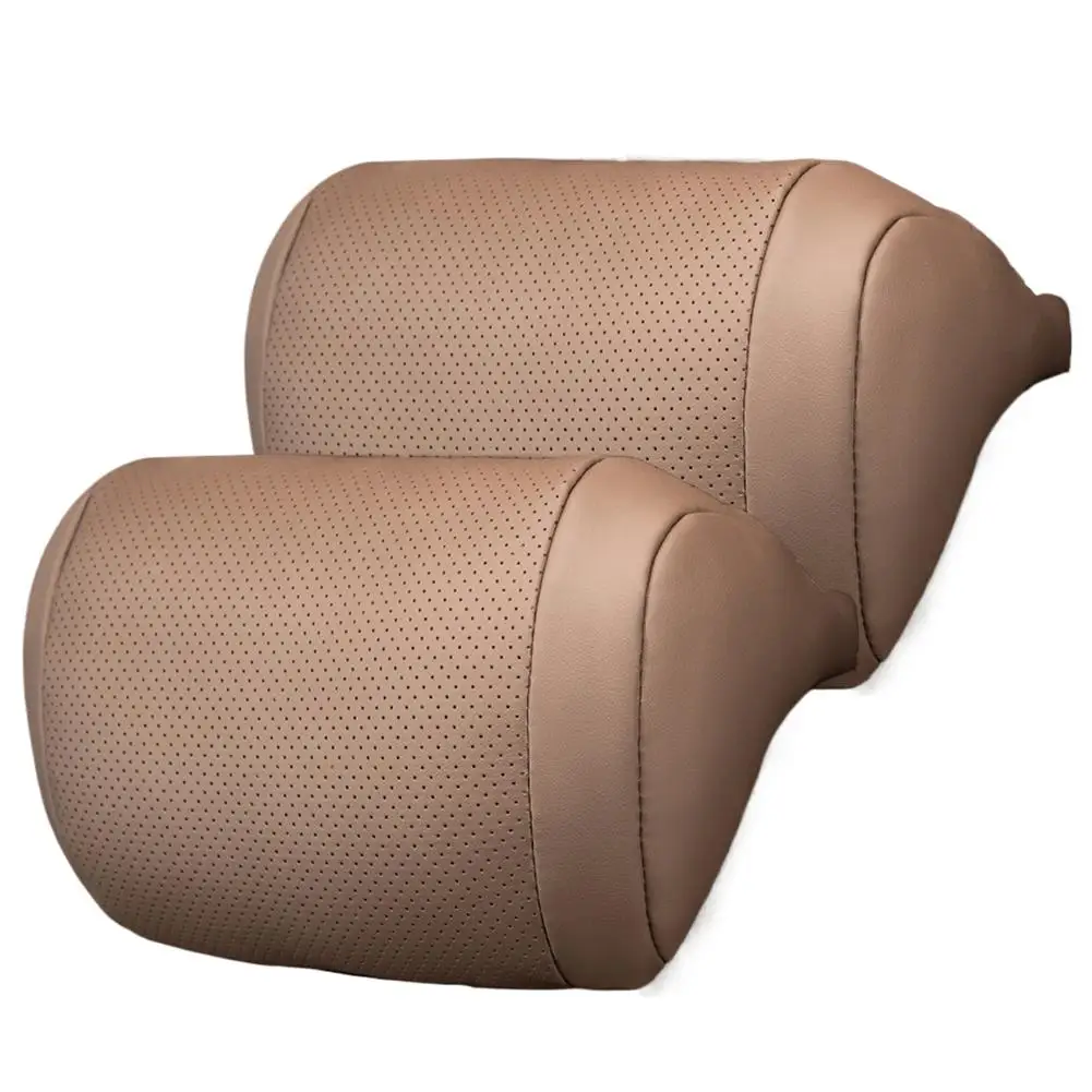 Universal Car Seat Headrest Neck Pillow, 3D Ergonomic Travel Neck Rest, Soft Fluffy Comfortable Neck Support, Protection