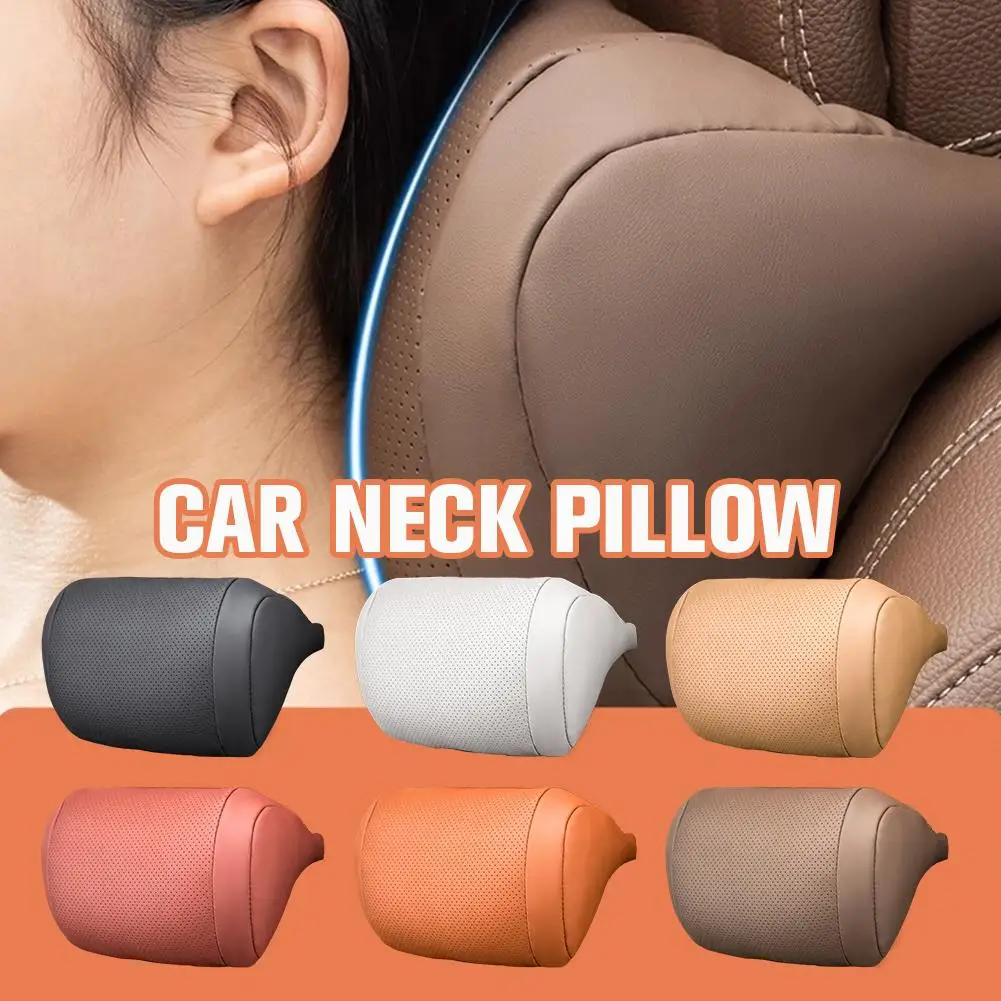 Universal Car Seat Headrest Neck Pillow, 3D Ergonomic Travel Neck Rest, Soft Fluffy Comfortable Neck Support, Protection