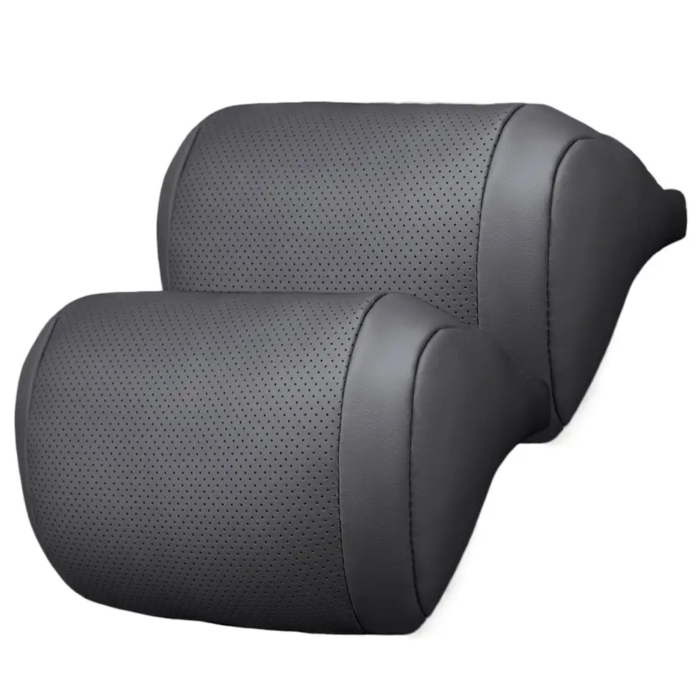 Universal Car Seat Headrest Neck Pillow, 3D Ergonomic Travel Neck Rest, Soft Fluffy Comfortable Neck Support, Protection