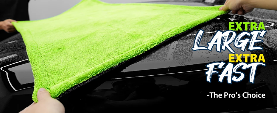 1400GSM Heavy Duty Car Drying Towel 60x120cm Oversized Double-Side Cleaning Cloth Super Absorbent Ultra-Soft Scratch-Free Towel