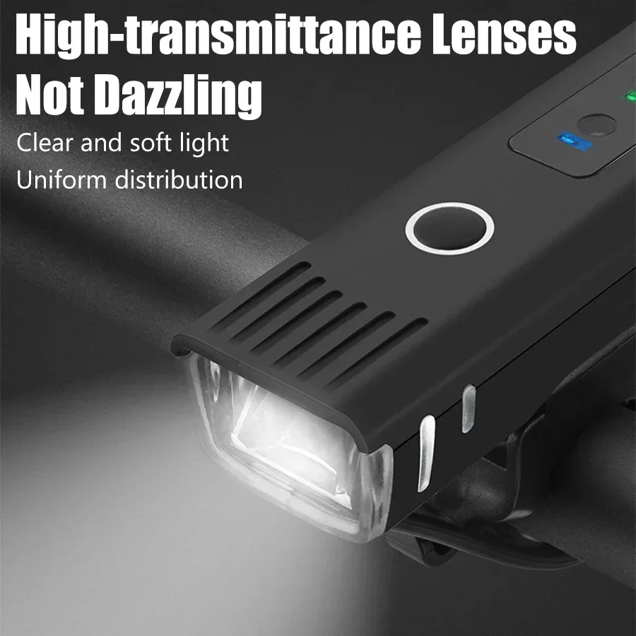 1000LM Bicycle Led Front Light LED USB Rechargeable Smart Sensor Rear Light Waterproof Bright Flashlight Safety Cycling Lights