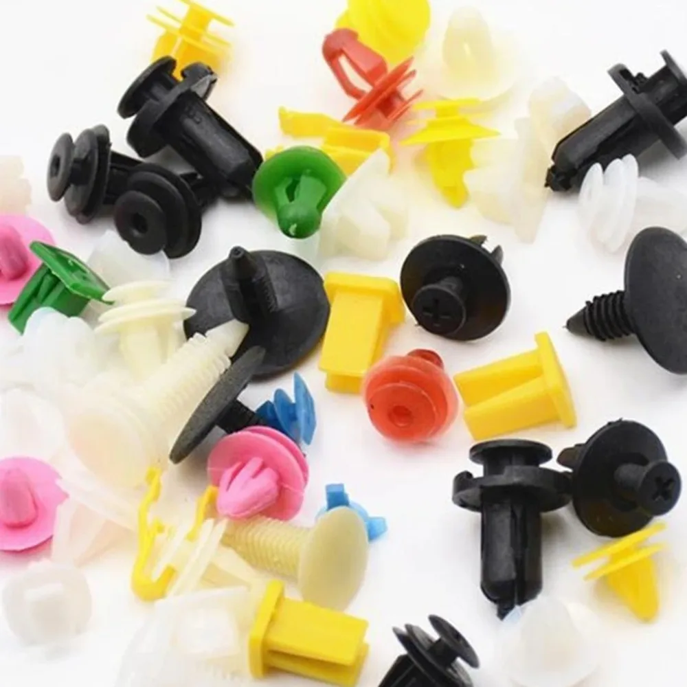 500/200/100Pcs 30 Kinds Universal Mixed Auto Fastener Car Bumper Clips Retainer Car Fastener Rivet Door Panel Liner for All Car