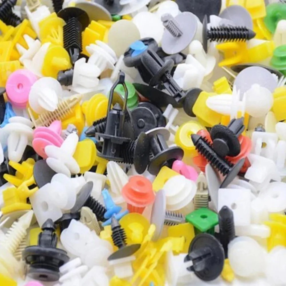 500/200/100Pcs 30 Kinds Universal Mixed Auto Fastener Car Bumper Clips Retainer Car Fastener Rivet Door Panel Liner for All Car