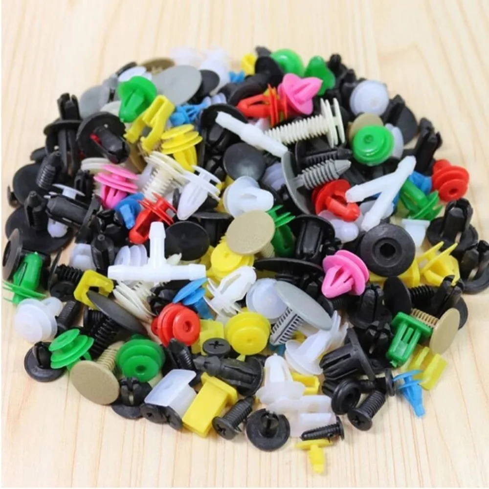 500/200/100Pcs 30 Kinds Universal Mixed Auto Fastener Car Bumper Clips Retainer Car Fastener Rivet Door Panel Liner for All Car