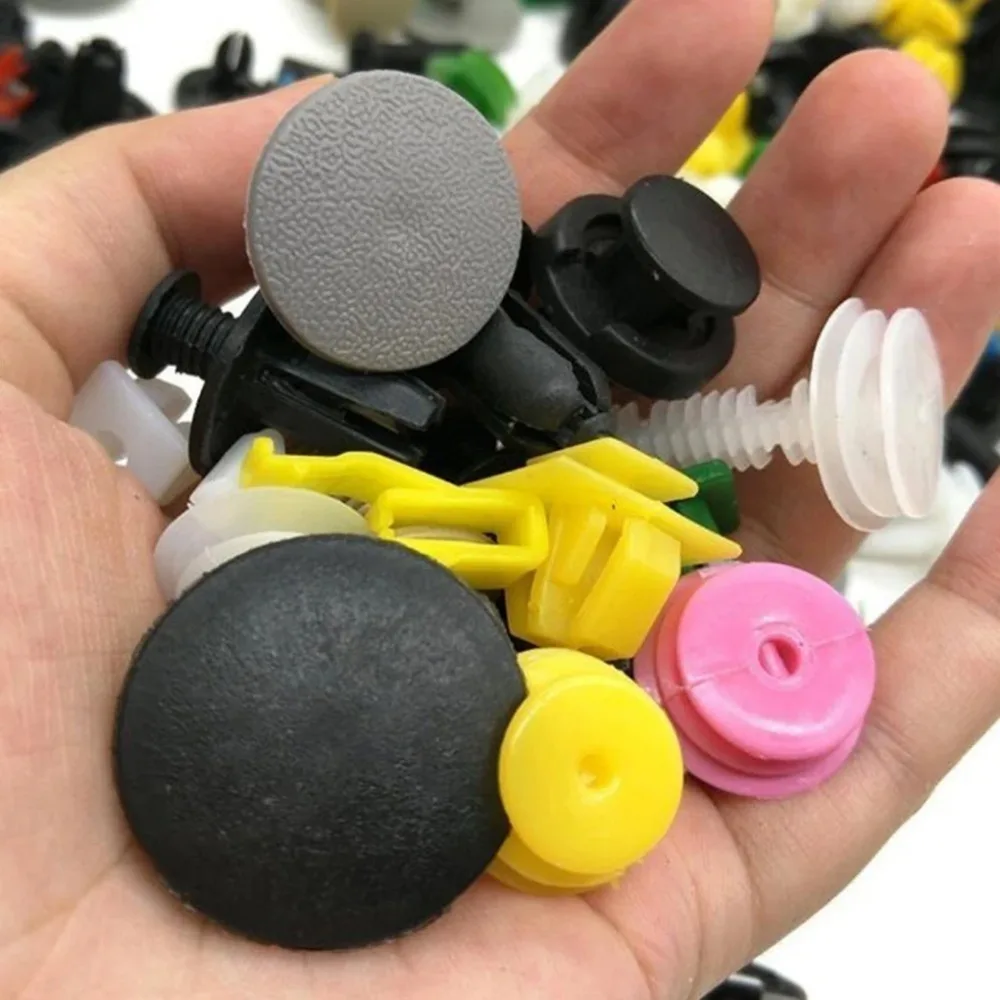 500/200/100Pcs 30 Kinds Universal Mixed Auto Fastener Car Bumper Clips Retainer Car Fastener Rivet Door Panel Liner for All Car