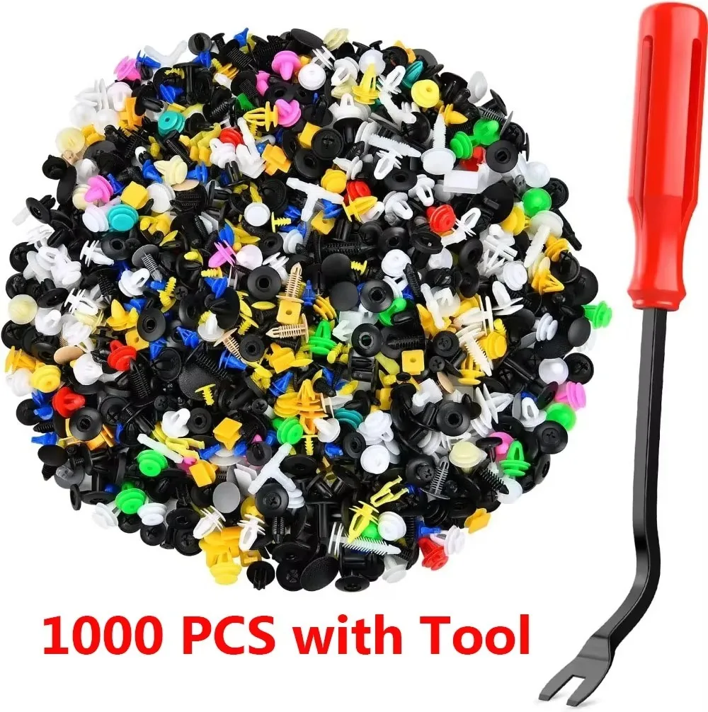 500/200/100Pcs 30 Kinds Universal Mixed Auto Fastener Car Bumper Clips Retainer Car Fastener Rivet Door Panel Liner for All Car