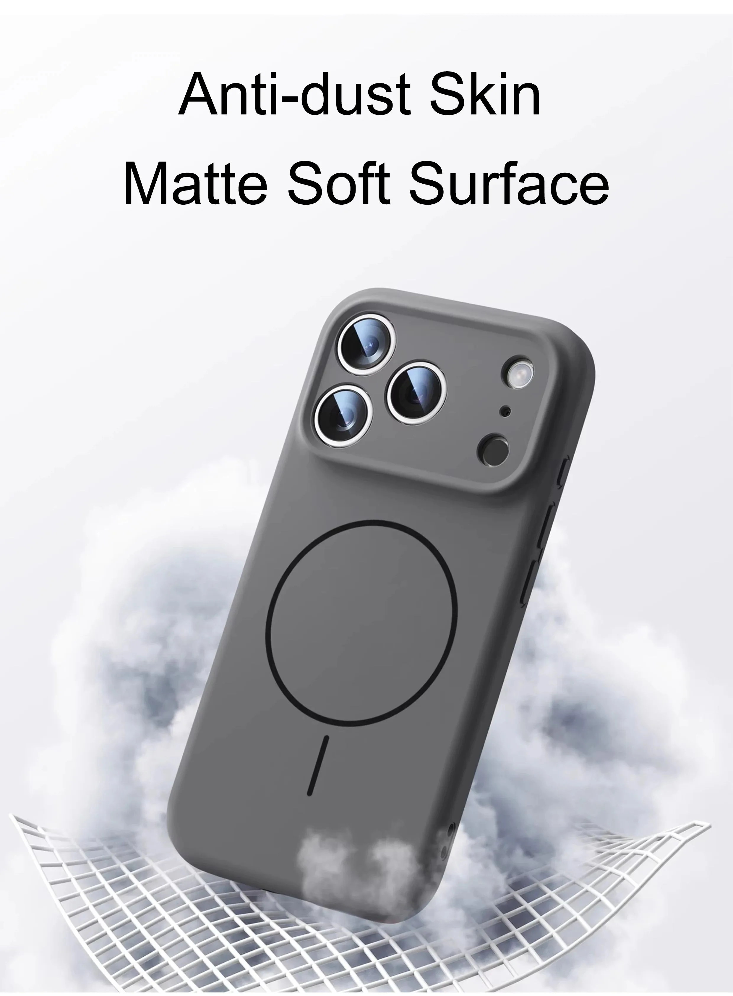 Magnetic Original Liquid Silicone For Magsafe Phone Case For iPhone 18 17 16 15 14 13 Pro Max 16 Plus 17Air Skin Feel Soft Cover