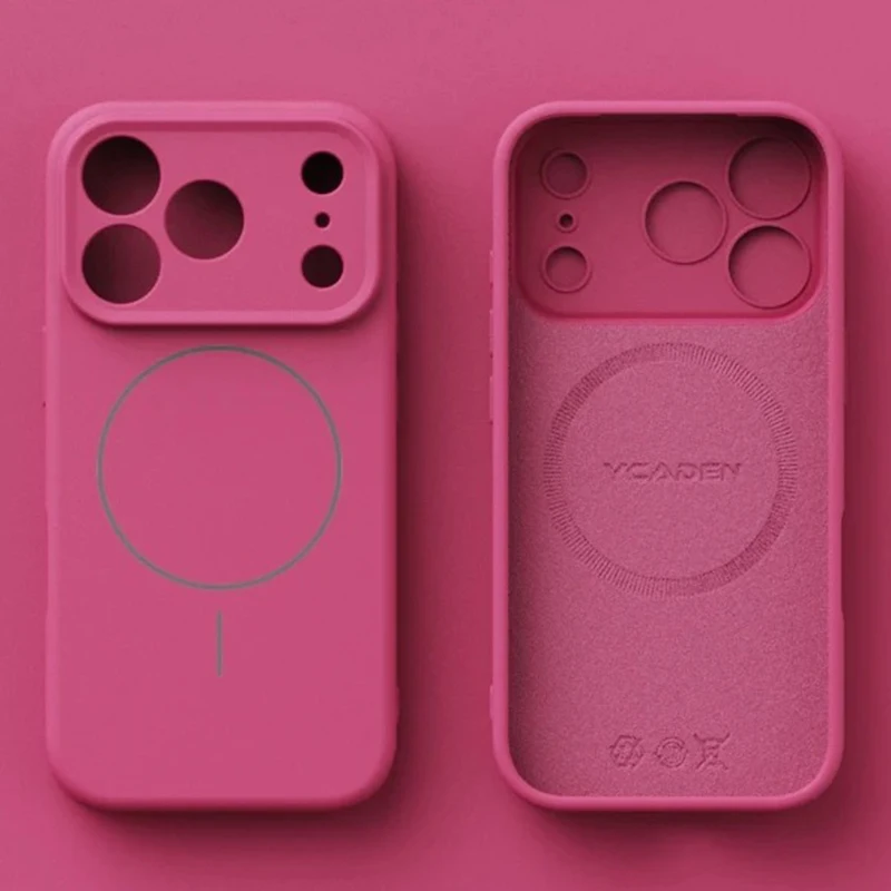 Magnetic Original Liquid Silicone For Magsafe Phone Case For iPhone 18 17 16 15 14 13 Pro Max 16 Plus 17Air Skin Feel Soft Cover