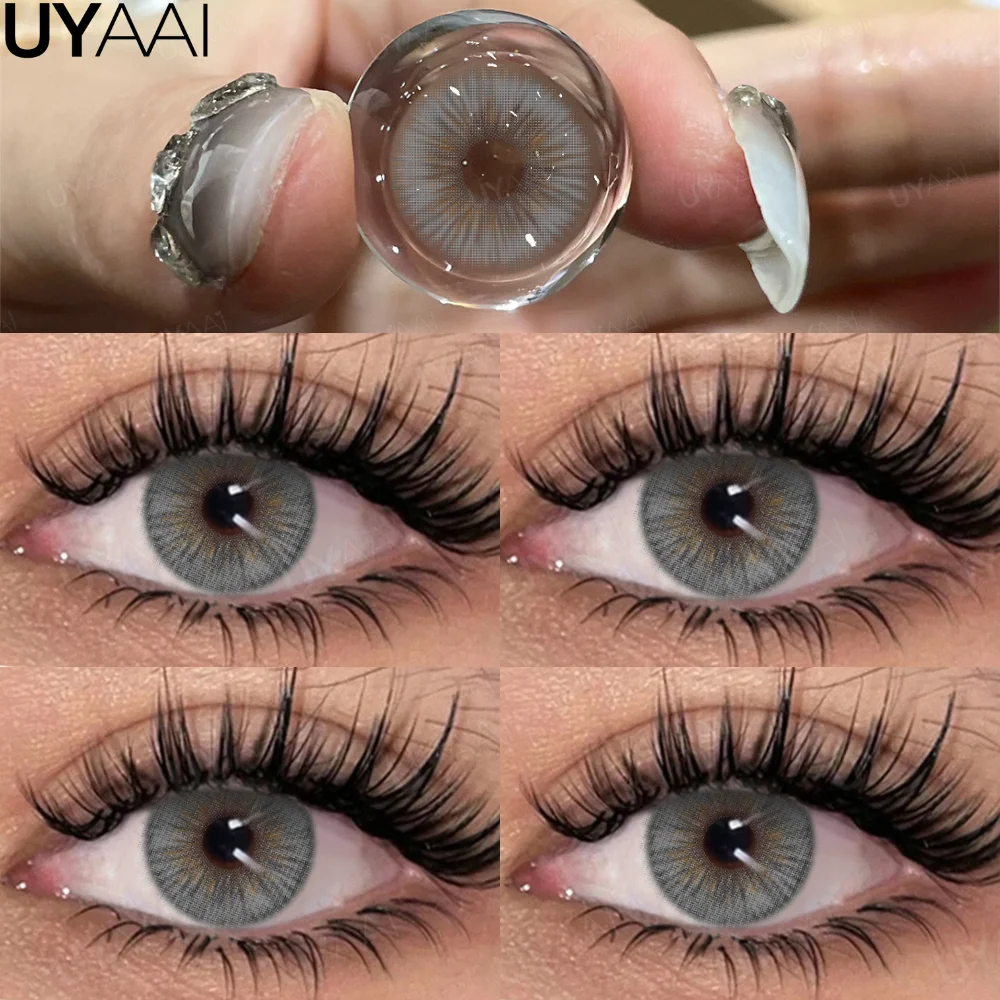 UYAAI Cleopatra Series NEW Colored Pupils Makeup Green Contact Lenses Beauty Women Colored Pupils Cosmetic Brown Natural Pupils