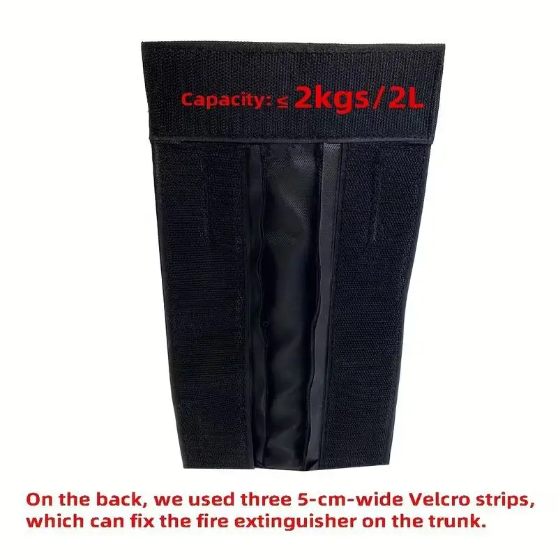 Durable Car Fire Extinguisher Organizer Trunk Storage Bag, Backseat Storage & Trunk Mount Bracket for Fire Extinguisher Storage