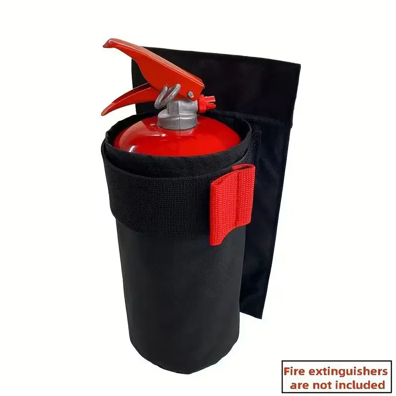 Durable Car Fire Extinguisher Organizer Trunk Storage Bag, Backseat Storage & Trunk Mount Bracket for Fire Extinguisher Storage