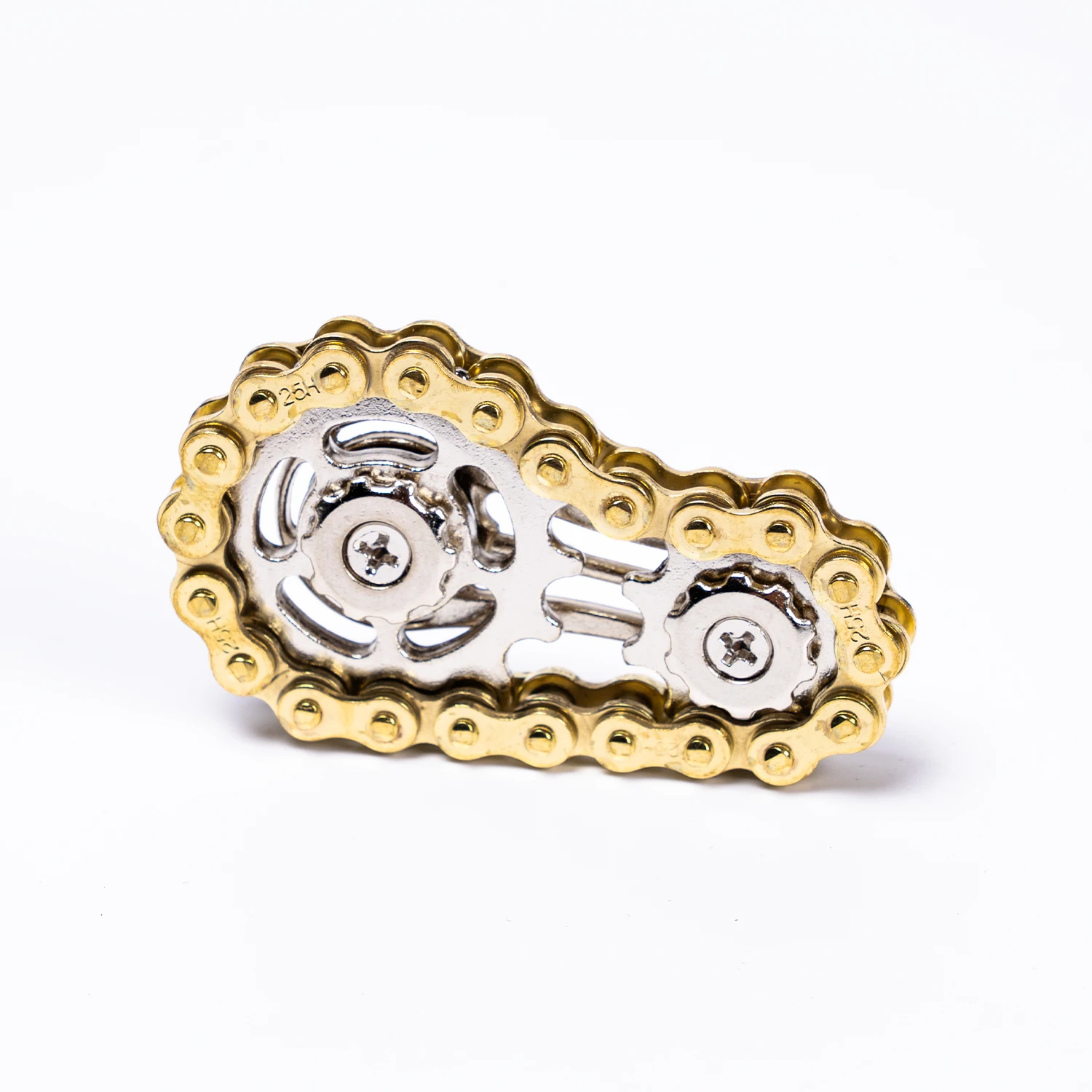 Sprockets Flywheel Fingertip Gyro Fidget Spinner Antistress Anxiety Metal Bike Chains EDC Spinner Fidget Toys For Adult Kids