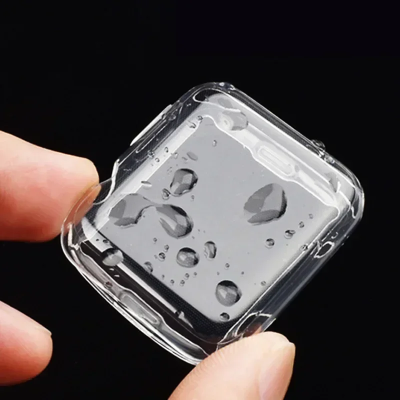 Soft TPU Screen Protector for Apple Watch 10 9 8 45mm 41mm 44mm 42mm 46mm 49mm Full Case Cover for IWatch Ultra 7 SE 6 5 4 3 2