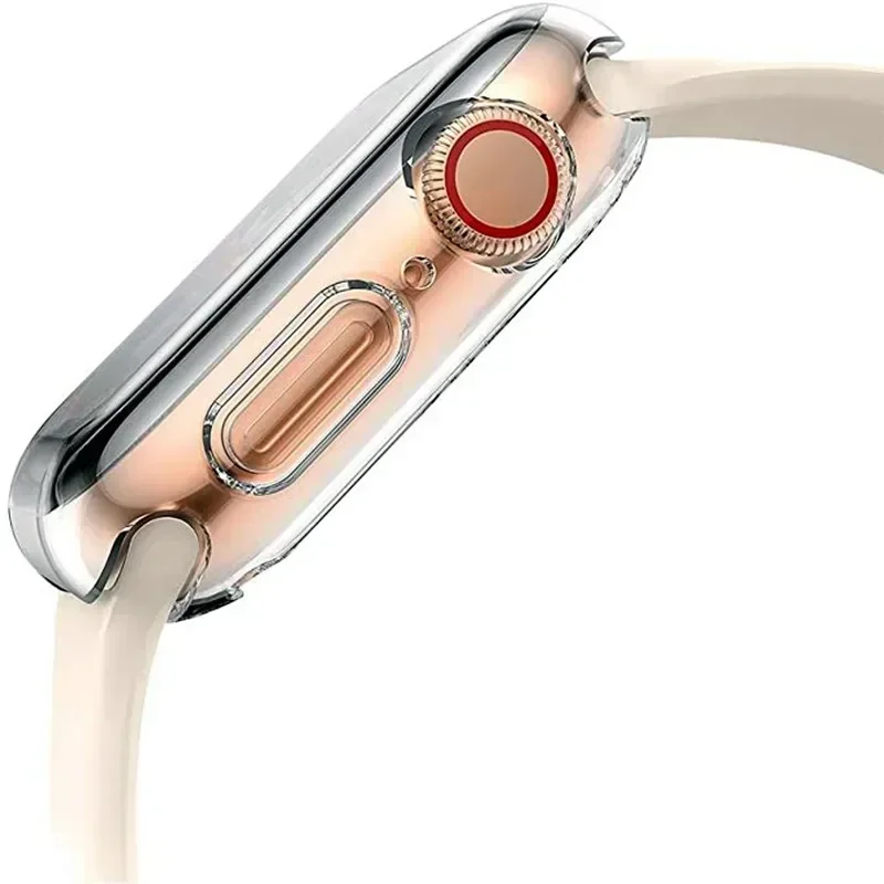 Soft TPU Screen Protector for Apple Watch 10 9 8 45mm 41mm 44mm 42mm 46mm 49mm Full Case Cover for IWatch Ultra 7 SE 6 5 4 3 2