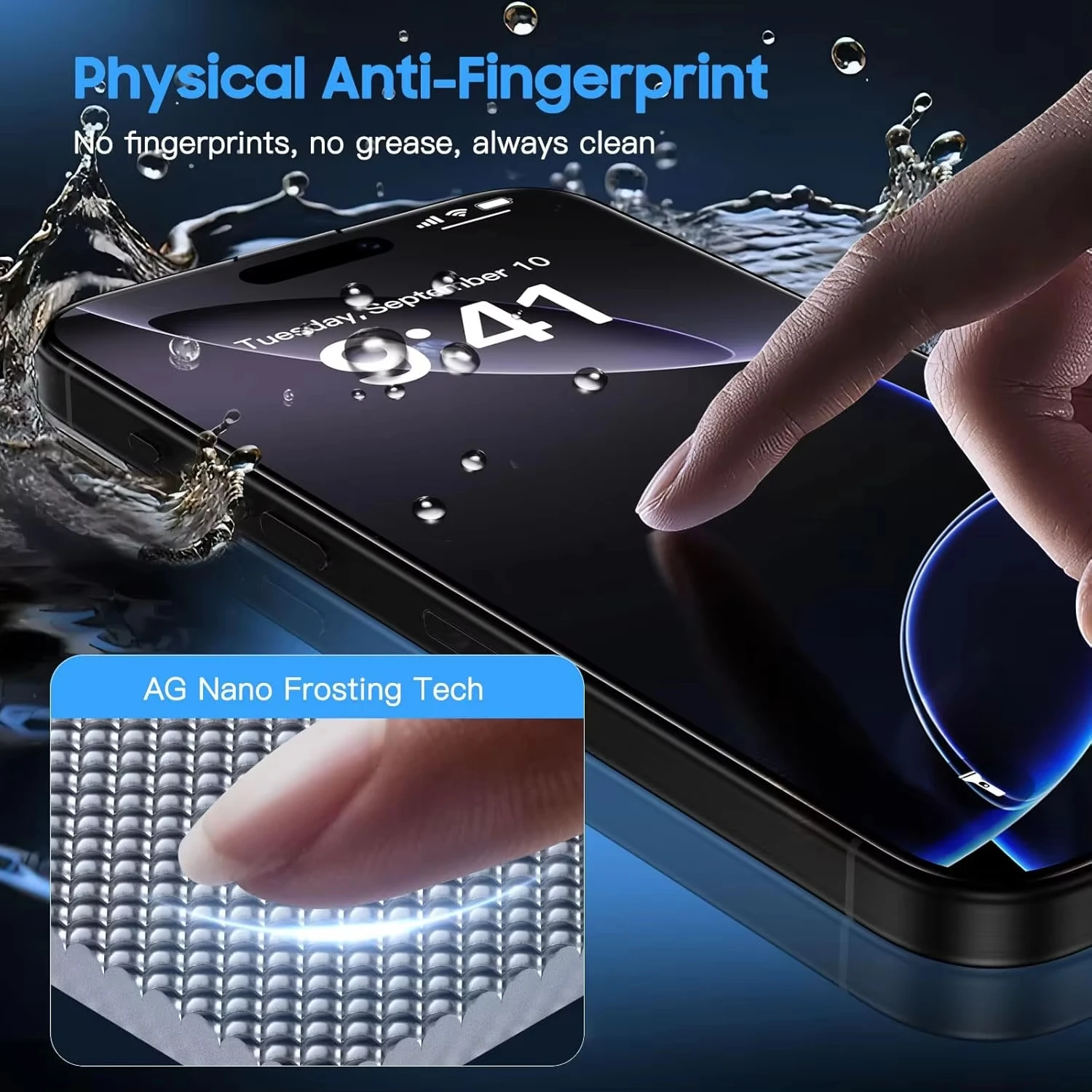 Matte Privacy Screen Protector For iPhone 17 18 Pro Max 16 13 14 15 Pro Max 11 12 Air 7 8 Plus XR SE Anti-Spy Soft Ceramic Film