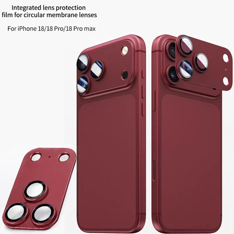 3/2/1PCS Matte Protective Film For iPhone 18 Pro Max 17 Pro Max Lens Full Coverage Ultra-Thin Camera Protector Drop Metal Frame