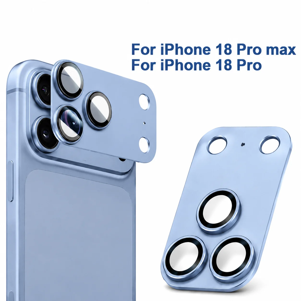 3/2/1PCS Matte Protective Film For iPhone 18 Pro Max 17 Pro Max Lens Full Coverage Ultra-Thin Camera Protector Drop Metal Frame
