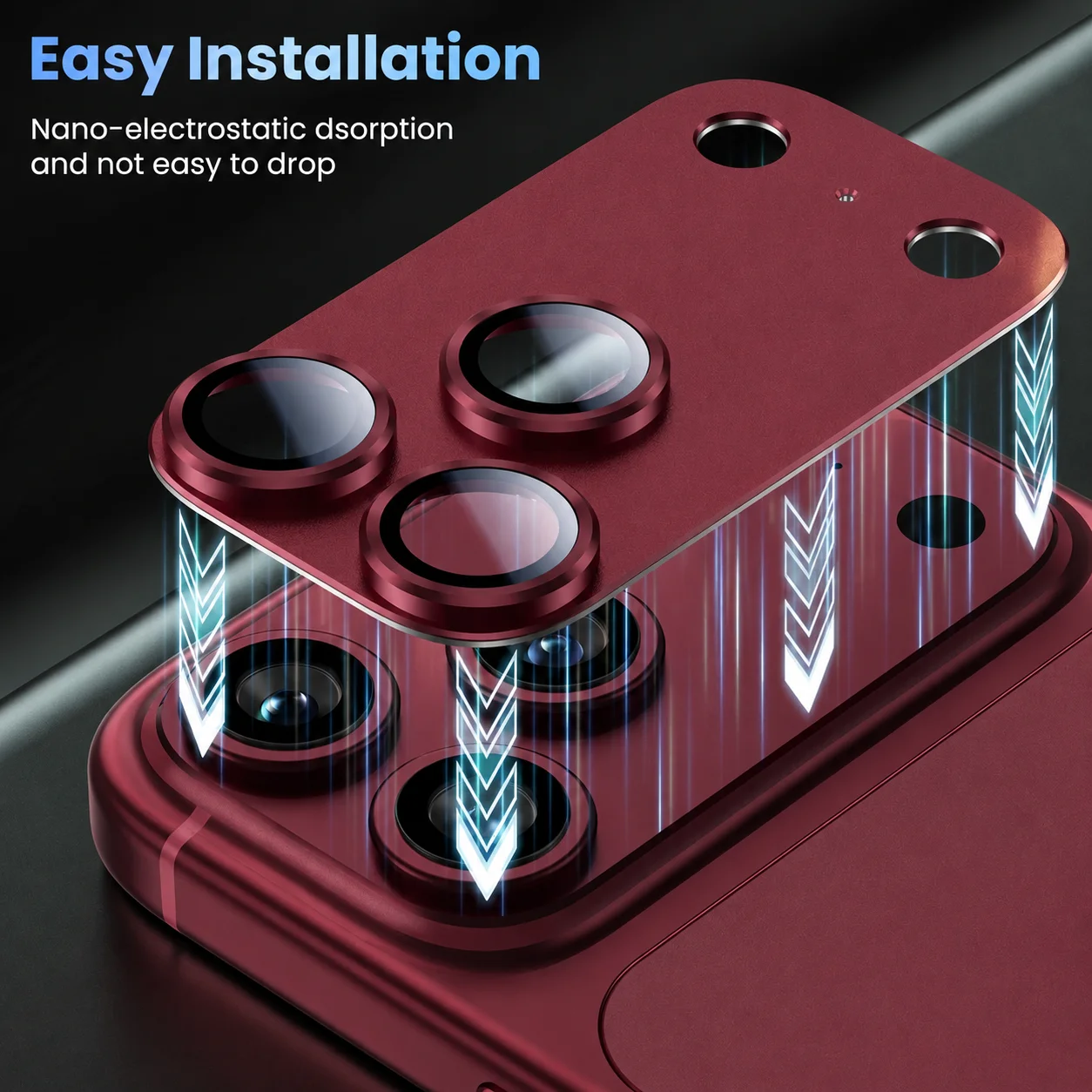 3/2/1PCS Matte Protective Film For iPhone 18 Pro Max 17 Pro Max Lens Full Coverage Ultra-Thin Camera Protector Drop Metal Frame