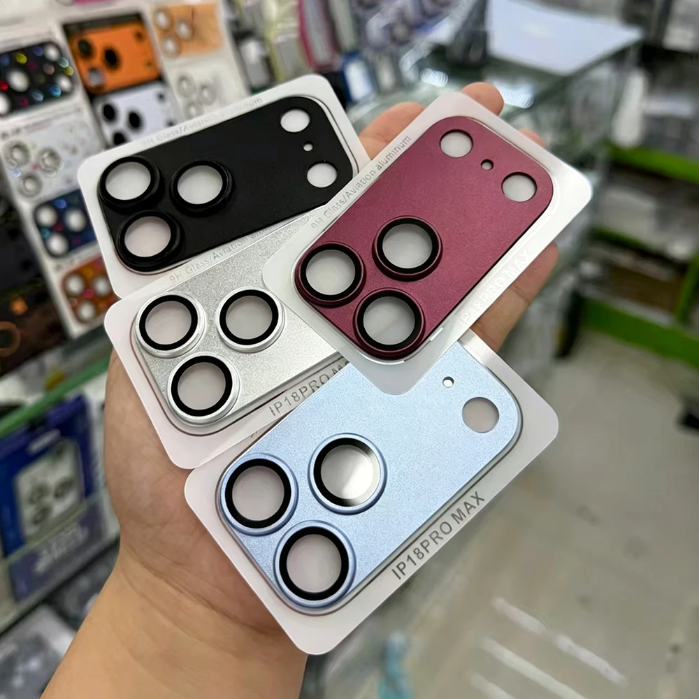 3/2/1PCS Matte Protective Film For iPhone 18 Pro Max 17 Pro Max Lens Full Coverage Ultra-Thin Camera Protector Drop Metal Frame