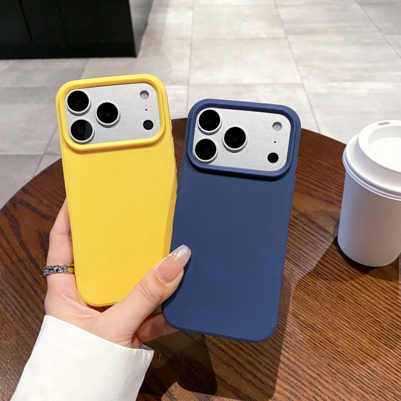 Luxury Candy Color Silicone Soft Case For iPhone 17 Air 16 16E 15 14 Pro Max Plus Matte Thin TPU Cover For iPhone17ProMax 17Pro