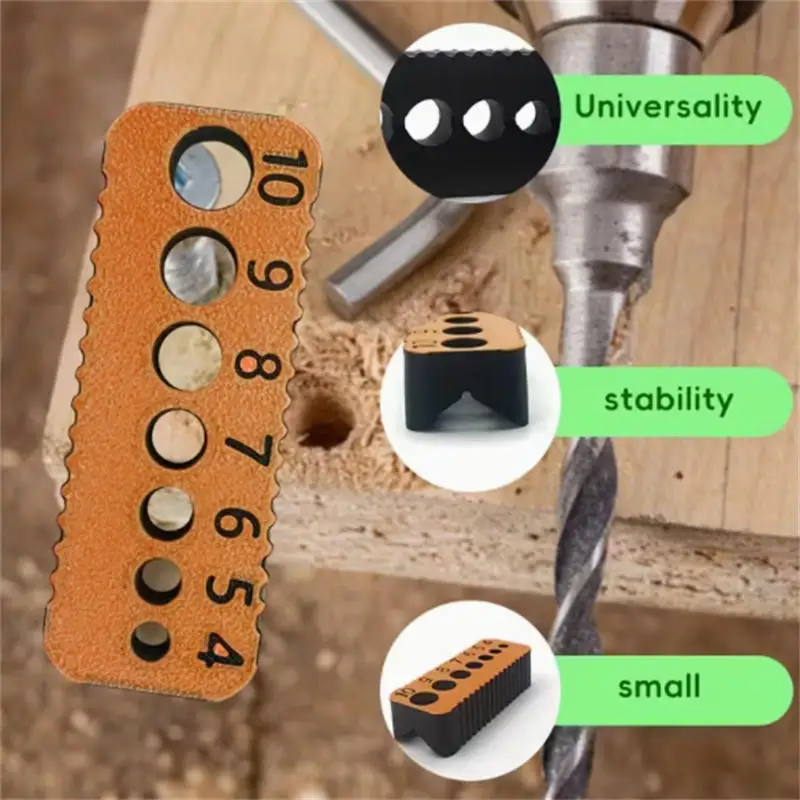 Drill Guide For 4/5/6/7/8/9/10mm Holes Drill Bit DIY Drill Jig Block Joints Tool Multifunctional Precision Accessory
