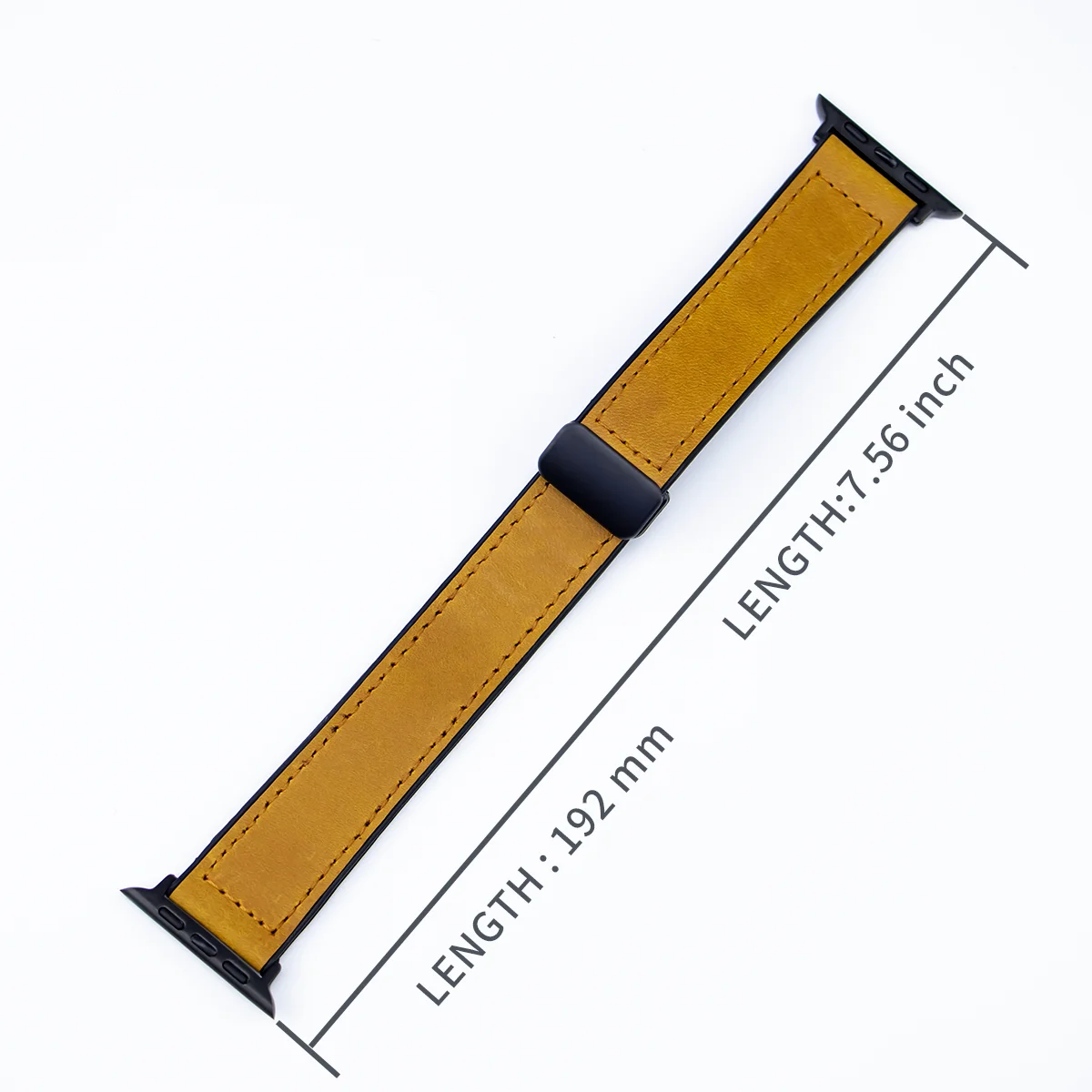 Leather+Silicone Strap For Apple Watch Band Ultra 49mm 44mm 45mm 41mm 46mm 40mm 42mm Magnetic Bracelet iwatch Series 10 9 8 7 6