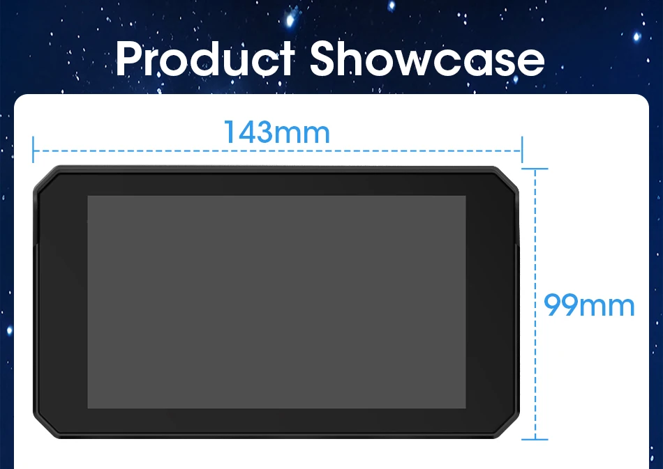 Jansite Dual Bluetooth Motorcycle Carplay Screen Navigation GPS Display IP67 Waterproof Support Helmet Intercom Moto Accessories