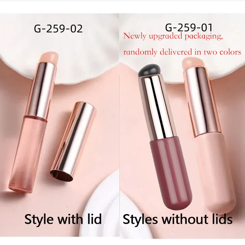 Nail Art Silicone Brush Reusable Mirror Powder Pigment Applying Manicure Tool Gradient Effect Nail Arts Silicone Applicator