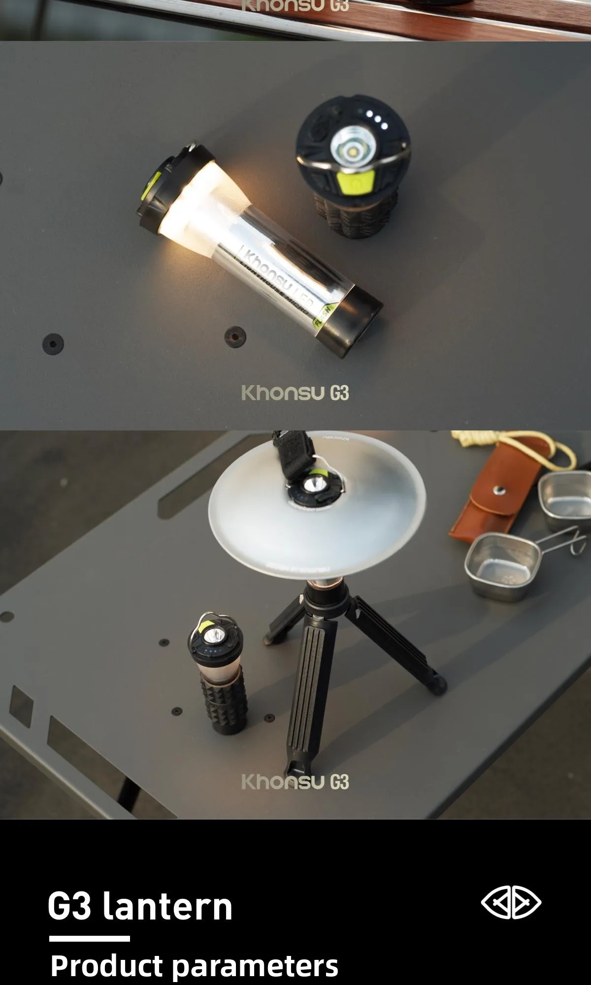 3000mah GZ Lighthouse camping light Super Long Battery Life LED Camping Tent Hiking Atmosphere Lamp Tower Flashlight