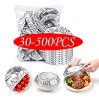 Colorful Disposable Food Cover Food Grade Fruit Vegetable Storage Bag Elastic Shower Cap Fruit Food Cover Fresh Keeping Bag