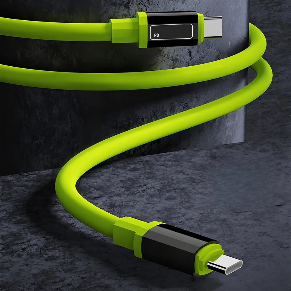 0.3m/1m/1.5m/2m Quike Charging USB Type-C To Type-C Data Cable USB A to Type-C For iPhone Huawei Xiaomi Samsung Charge Cord
