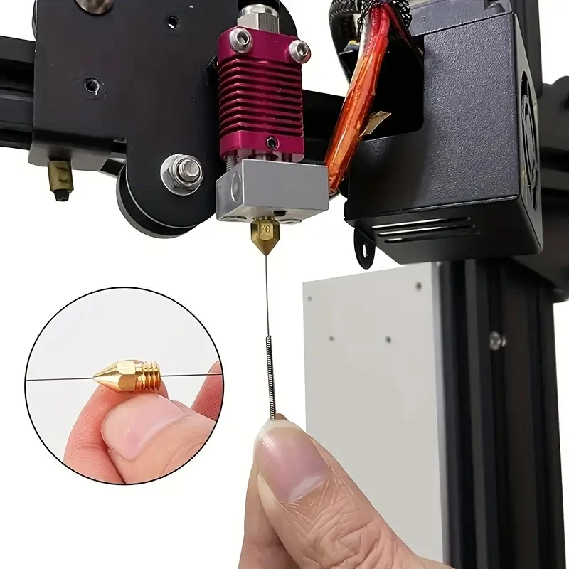 10Pcs Car Windscreen Jet Nozzle Washer Tool Stainless Steel Wiper Nozzle Cleaning Kit For 3D Printer Jets,Gas Stoves,Shower Head