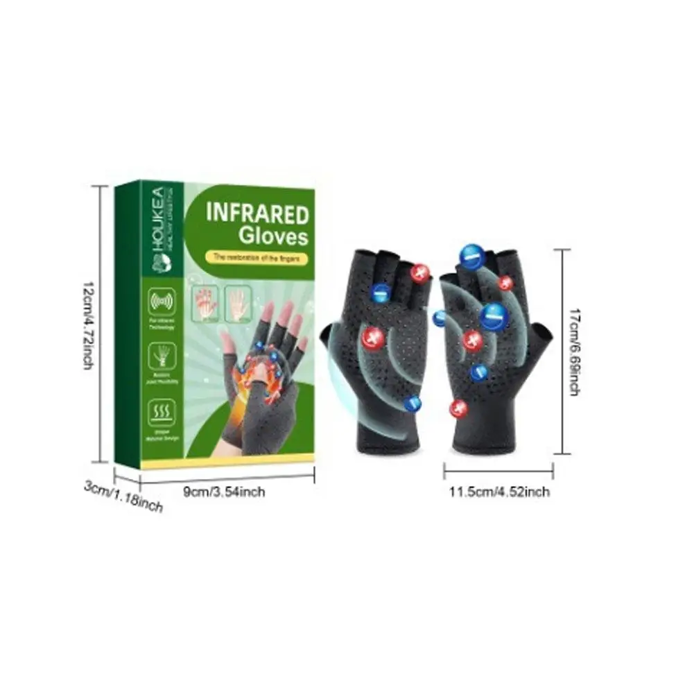1/2/3/4/5 Pairs Compression Arthritis Gloves Wrist Support Practical Stimulating Circulation Gloves Daily Activity Health Care