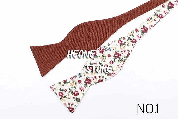 Fashion Mens Adjustable Bowtie Self Tied Bow Ties 100% Cotton Vintage Floral Flower Butterfly For Men Classic Wedding Party Gift