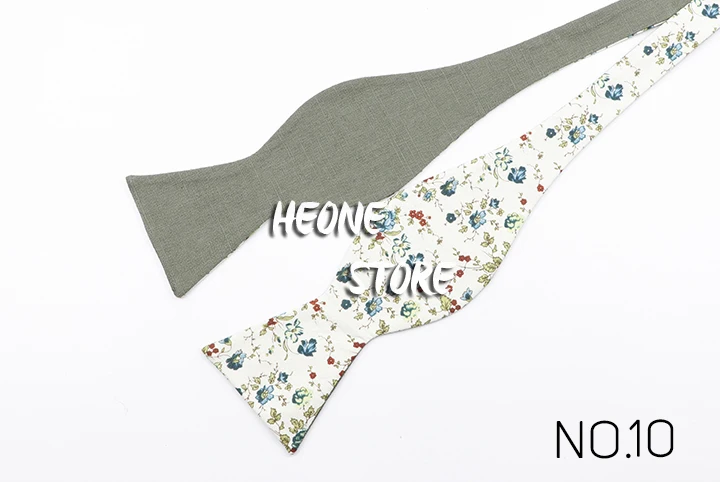 Fashion Mens Adjustable Bowtie Self Tied Bow Ties 100% Cotton Vintage Floral Flower Butterfly For Men Classic Wedding Party Gift