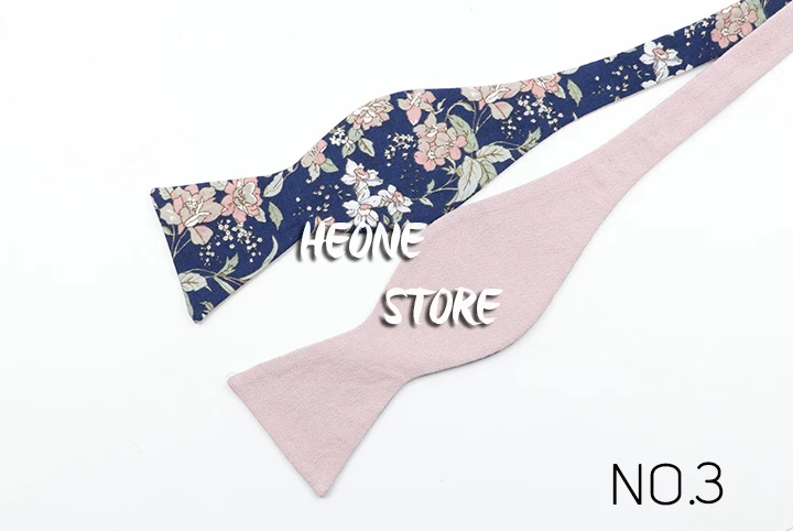 Fashion Mens Adjustable Bowtie Self Tied Bow Ties 100% Cotton Vintage Floral Flower Butterfly For Men Classic Wedding Party Gift
