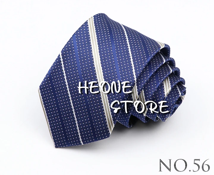 Fashion 6cm Narrow Polyester Necktie For Men Business Meeting Formal Jacquard Striped Plaid Skinny Tie Daily Wear Cravat Gift