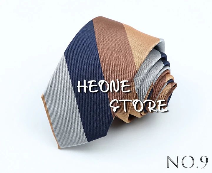Fashion 6cm Narrow Polyester Necktie For Men Business Meeting Formal Jacquard Striped Plaid Skinny Tie Daily Wear Cravat Gift