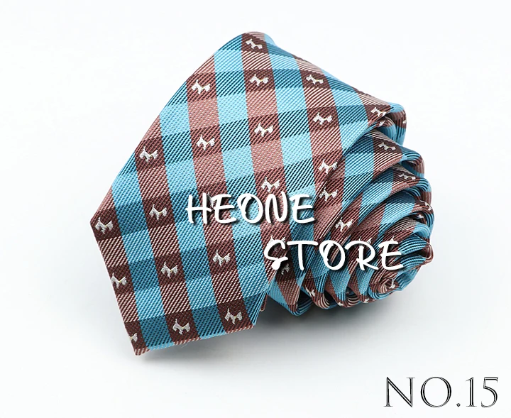 Fashion 6cm Narrow Polyester Necktie For Men Business Meeting Formal Jacquard Striped Plaid Skinny Tie Daily Wear Cravat Gift