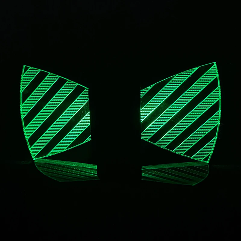 LED Acrylic Bow Tie Light up LED Men Bow Tie Luminous Bow Tie Costume Men Ties DJ Dance Glow Decoration Novelty Gift LED Cravat