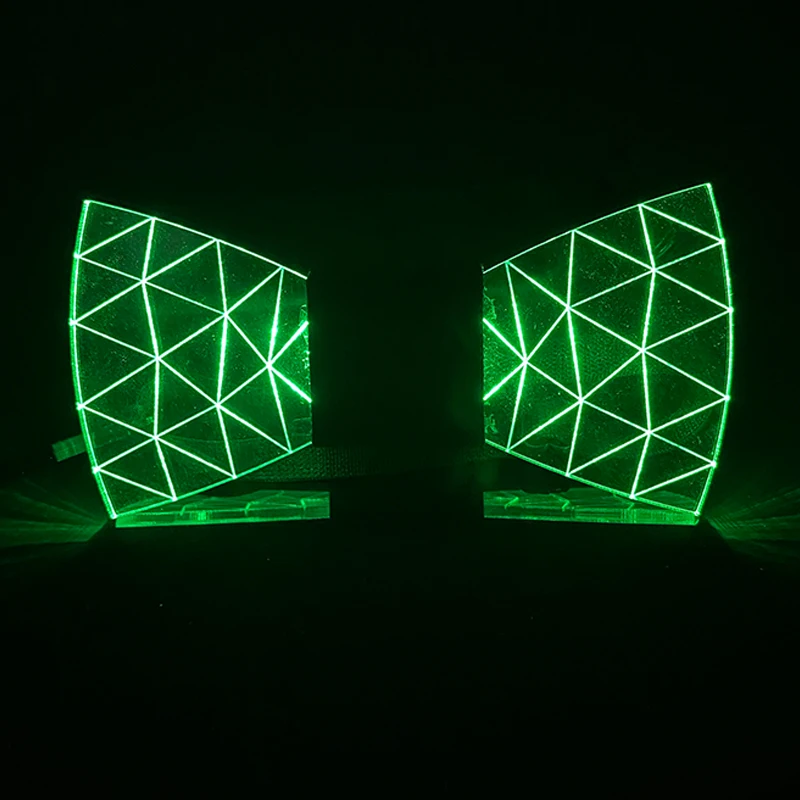 LED Acrylic Bow Tie Light up LED Men Bow Tie Luminous Bow Tie Costume Men Ties DJ Dance Glow Decoration Novelty Gift LED Cravat